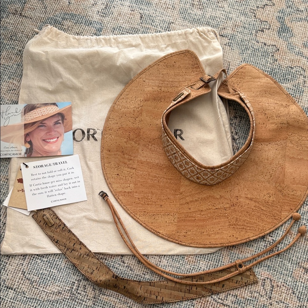 Corticamor Cork Sun Visor with interchangeable bands